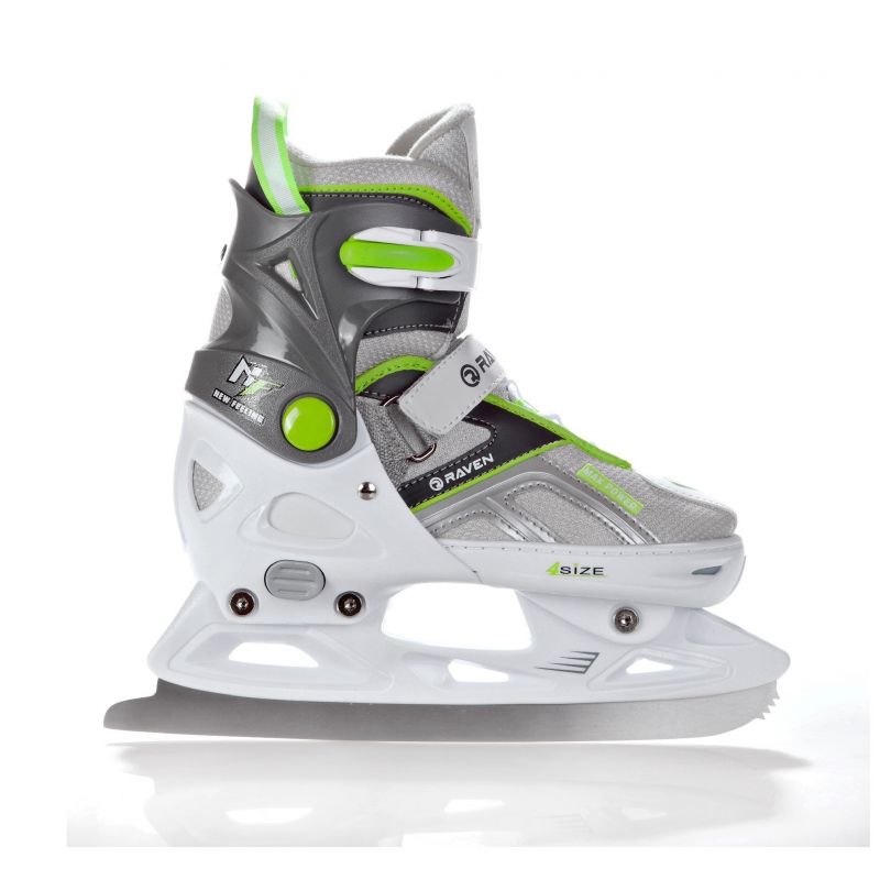 Roller en ligne Pulse blanc + patin à glace Adulte Enfant Mixte taille  ajustabl