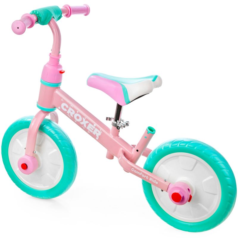 Draisienne DUOS Croxer vélo 2en1 pour tout petit - menthe rose