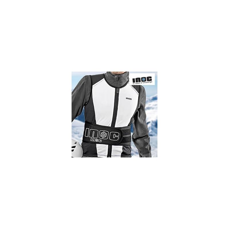 Gilet de protection dorsale VTT, ski et snowboard homme - DBCK 500 gris