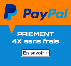 Paiement Paypal 4X sans frais